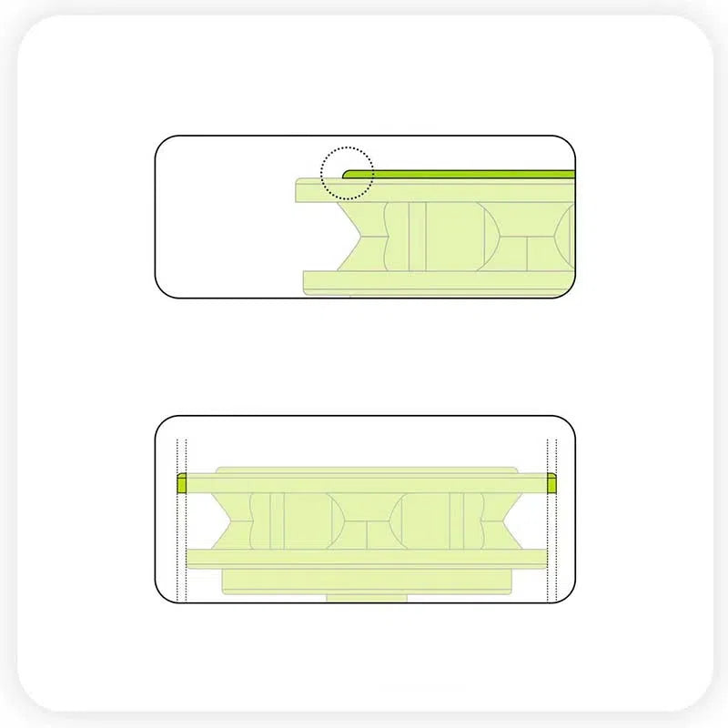 スターリングシルバー スクリュー式トップ ベゼル - 40.6 mm スターリングシルバー スクリュー式トップ ベゼル - 40.6 mm