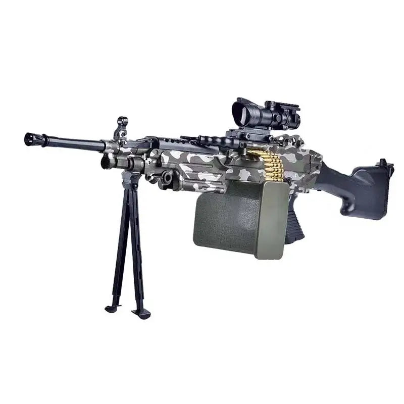 TG M249 Electric LMG Gel Blaster Toy Gun-m416gelblaster-camo gray-m416gelblaster