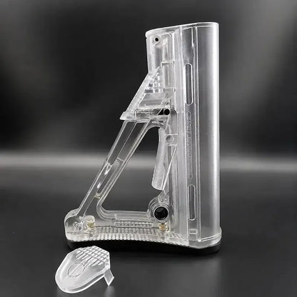 CTR Collapsible Carbine Butt Stock-m416gelblaster-clear-m416gelblaster