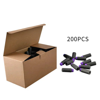 Worker Gen2 High-end Short Darts 200Pcs-nerf darts-m416 gel blaster-black purple-1pack-m416gelblaster
