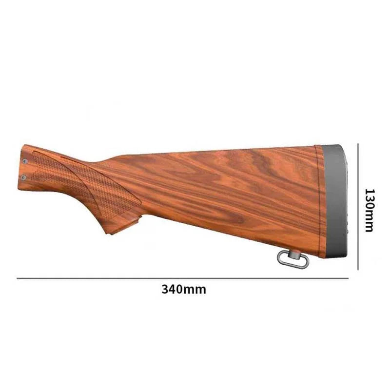XYL M870 Shell Ejecting Shotgun Nerf Blaster-m416gelblaster-long buttstock (wood grain)-m416gelblaster
