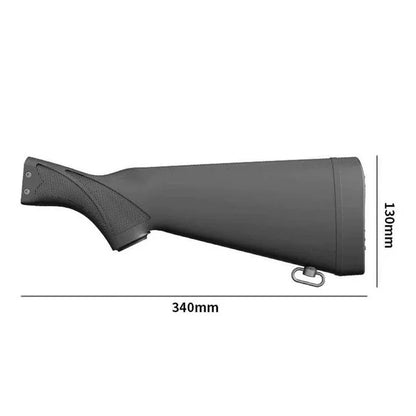 XYL M870 Shell Ejecting Shotgun Nerf Blaster-m416gelblaster-long buttstock (black)-m416gelblaster