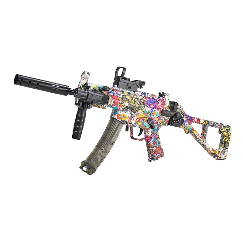 XYL Little Moon MP5 Electric Graffiti Orbeez Gun-m416gelblaster-with foldable stock-m416gelblaster