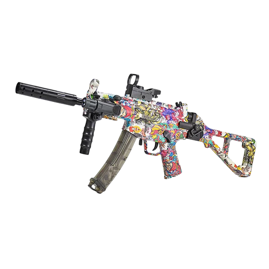 XYL Little Moon MP5 Electric Graffiti Orbeez Gun-m416gelblaster-with foldable stock-m416gelblaster