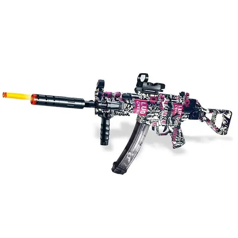 XYL MP5 Black Gel Blaster Dual Mag - Gel Blasters Lanka XYL MP5 Black Gel Blaster Dual Mag - Gel Blasters Lanka