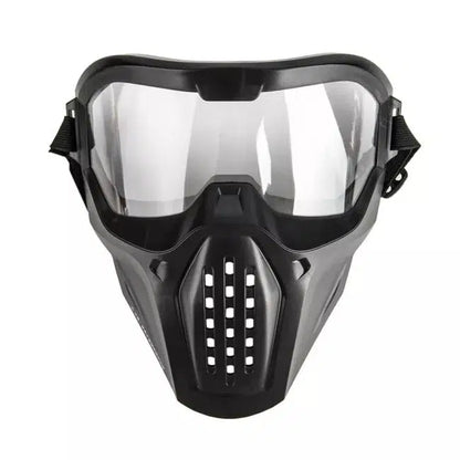 Blastermod Tactical Face Mask Protection Eyeglass for Nerf Blaster Out Door  Games Blaster Tactical Face Mask