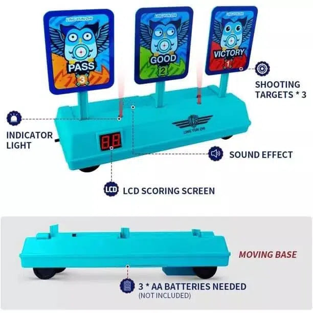 Electronic Auto Reset Digital Scoring Moving Nerf Target (US Stock)-target-Biu Blaster-Biu Blaster